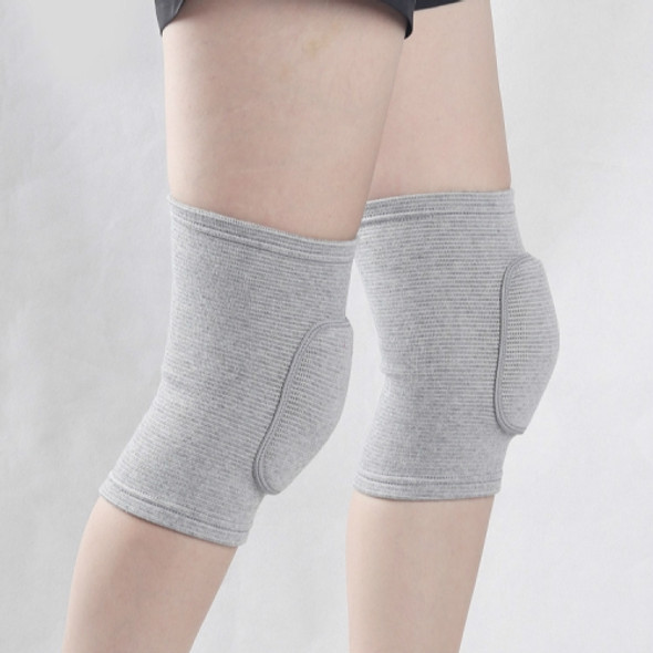 Gray Gray Edging Children Thick Anti-collision Sponge Knee Pads Sports Protective Gear, SIZE:S