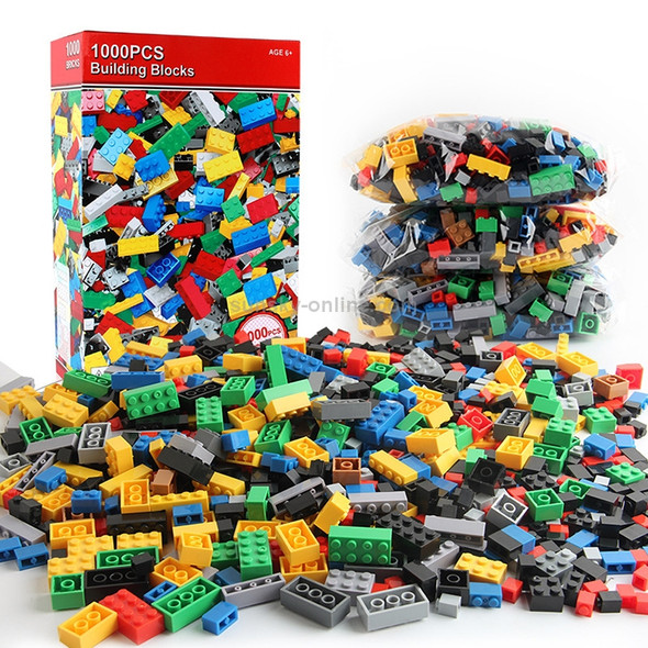 1000 in 1 Intelligent Toys DIY ABS Material Building Blocks, Random Color Delivery