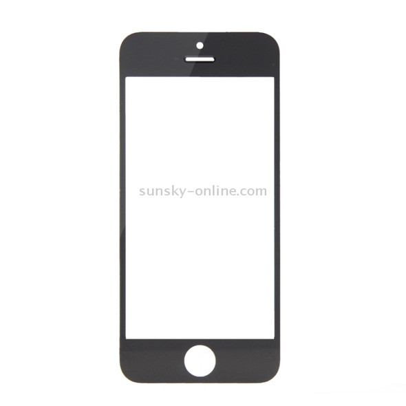 Front Screen Outer Glass Lens(Black) for iPhone 5S