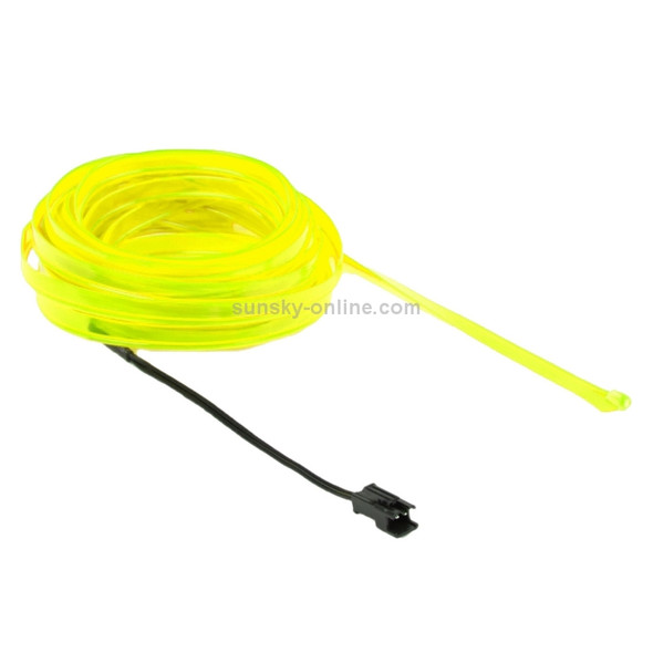 4m Cold Light Flexible LED Strip Light For Car Decoration(Fluorescent Green Light)