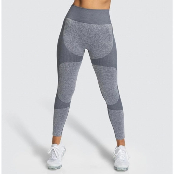 Yoga Pants Fitness Pants Outdoor Sports (Color:Light Grey Size:S)