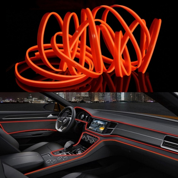 4m Cold Light Flexible LED Strip Light For Car Decoration(Orange Light)