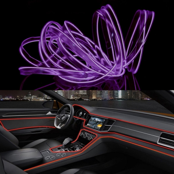4m Cold Light Flexible LED Strip Light For Car Decoration(Purple Light)