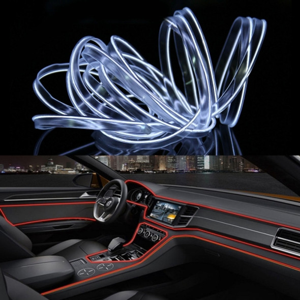 4m Cold Light Flexible LED Strip Light For Car Decoration(White Light)