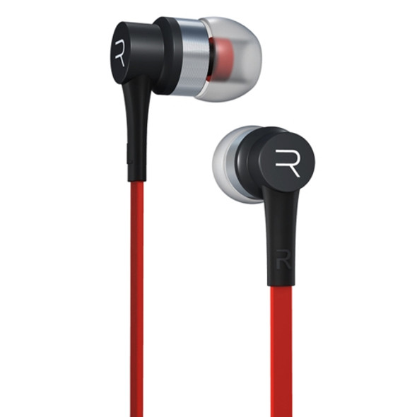 REMAX RM-535i In-Ear Stereo Earphone with Wire Control + MIC, Support Hands-free, for iPhone, Galaxy, Sony, HTC, Huawei, Xiaomi, Lenovo and other Smartphones (Red + Black)