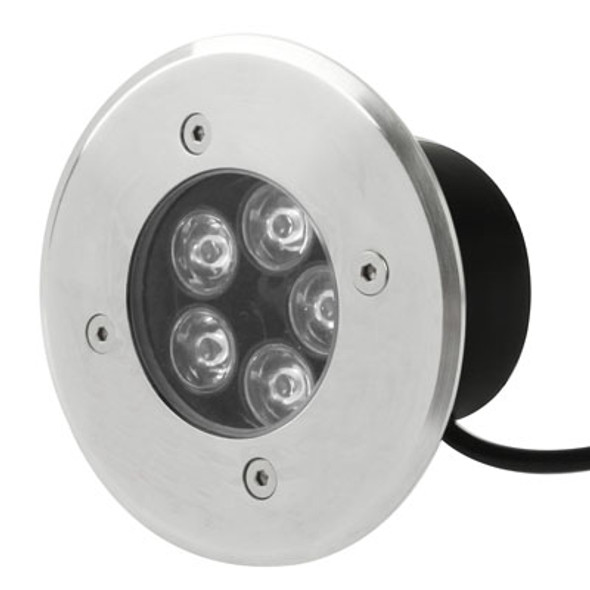 5W Buried Light Lamp, Red Light, Waterproof 5 LED Light, AC 85-220V