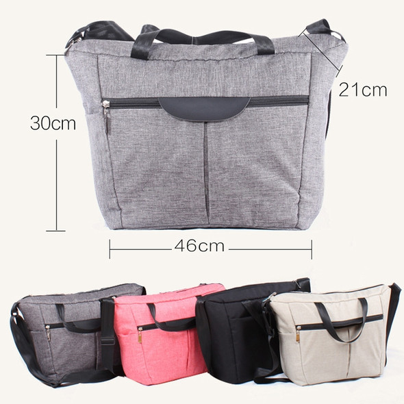 Multifunctional Four-in-one Baby Stroller Bottle Bag Mummy Bag(Gray)