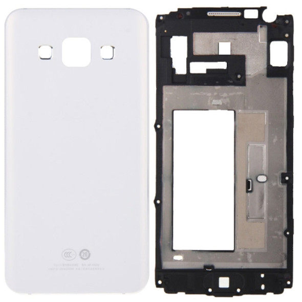 Full Housing Cover (Front Housing LCD Frame Bezel Plate + Rear Housing ) for Galaxy A3 / A300(White)
