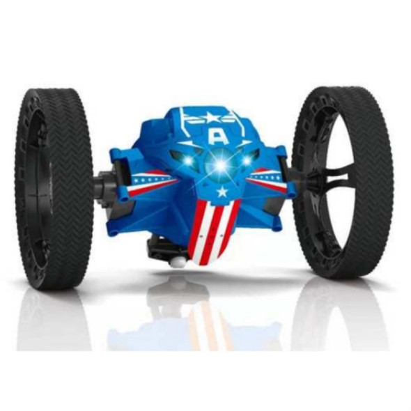 2.4G Bouncing Car Robot Intelligent Remote Control Stunt Creative Off-road Vehicle Toy, Color:Blue