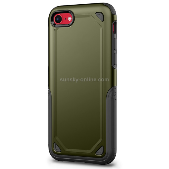 For iPhone 8 & iPhone 7 Shockproof Rugged Armor Protective Case(Army Green)