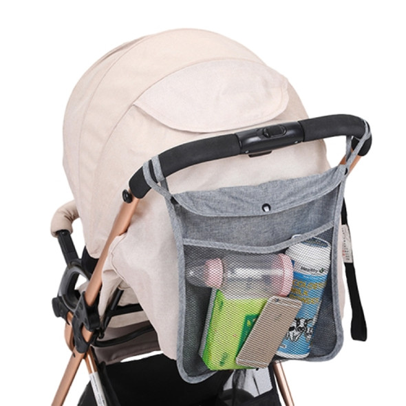 Baby Trolley Net Bag Storage Bag Universal Baby Care(Gray)