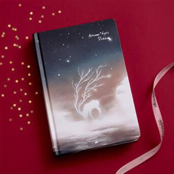 2 PCS Starry Luminous Hand Ledger Simple Coloring Page Hand-painted Notebook, Size: A5(0313C-Cloud)