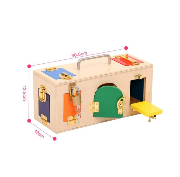 Montessori Teaching Aids Early Childhood Education Educational Toy Lock Box