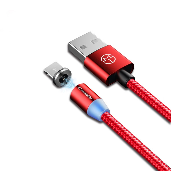 CaseMe 8 Pin to USB Magnetic Charging Cable for Series 1, Length : 1m(Red)