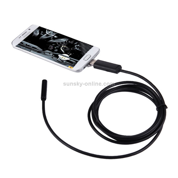 2 in 1 Micro USB & USB Endoscope Waterproof Snake Tube Inspection Camera with 6 LED for Newest OTG Android Phone, Length: 1.5m, Lens Diameter: 9mm