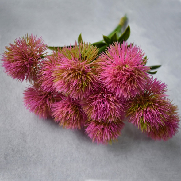 10 PCS Artificial Flowers Dandelion Plastic Flower Wedding Home Valentine Decoration(Pink)