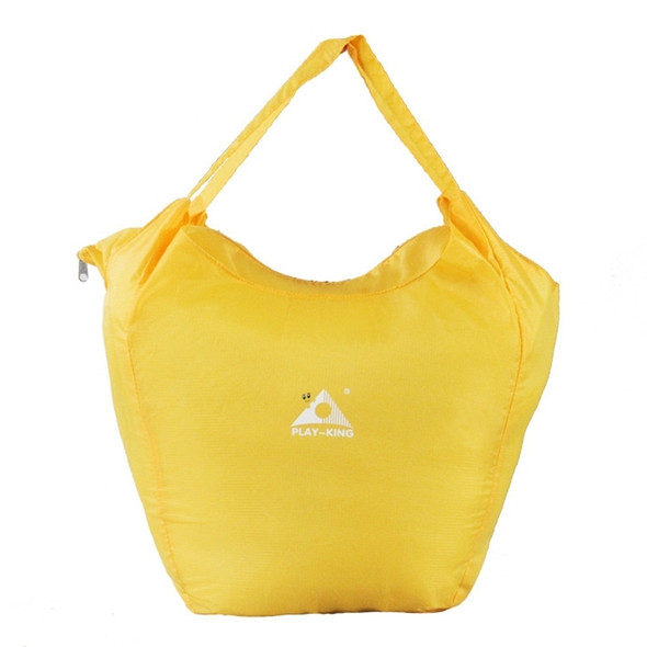 1329 Outdoor Climbing Portable Foldable Anti-splash Bag Ultralight Handheld Bag (Yellow)