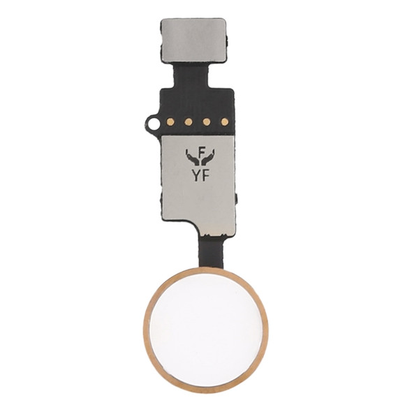 Home Button (3rd ) with Flex Cable for iPhone 8 Plus / 7 Plus / 8 / 7 (Gold)