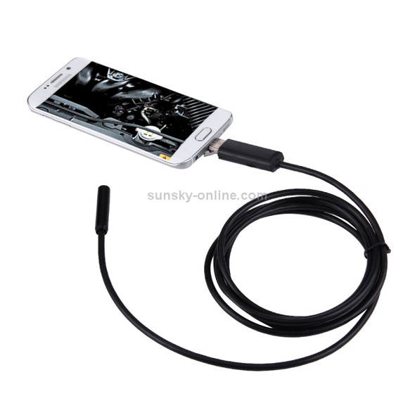 2 in 1 Micro USB & USB Endoscope Waterproof Snake Tube Inspection Camera with 6 LED for Newest OTG Android Phone, Length: 5m, Lens Diameter: 9mm