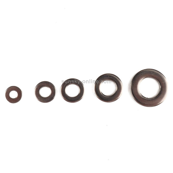 460 PCS Stainless Steel Spring Lock Washer Assorted Kit for Car / Boat / Home Appliance