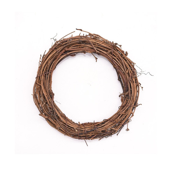 2 PCS Tree Vine Christmas Wreath DIY Rattan Garden Decoration Rattan Window Decoration, Size:10CM