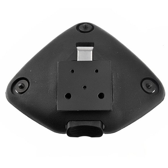 Aluminum Alloy Bottom Base Mount for GoPro  NEW HERO /HERO6   /5 /5 Session /4 Session /4 /3+ /3 /2 /1, Xiaoyi and Other Action Cameras / Night Vision Camera(ST-82)(Black)