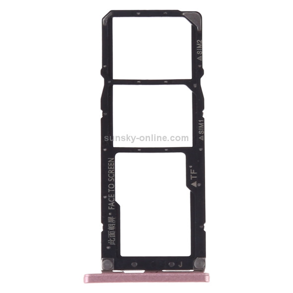 SIM Card Tray + SIM Card Tray + Micro SD Card for Xiaomi Redmi S2 (Rose Gold)