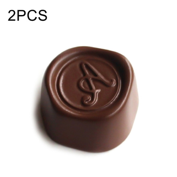 2 PCS Simulation Food Stereo Chocolate Refrigerator Magnet Decoration Stickers(Cylindrical)