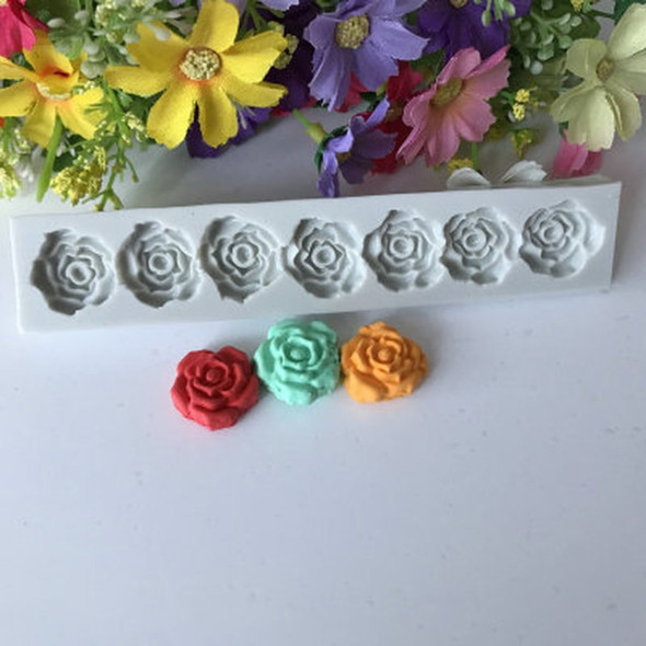 Rose Flower Silicone Mold Fondant Cake Decorating Tools Baking Tools