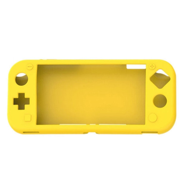 IPLAY Game Host Silicone Full Coverage Protective Case with Screen Protector for Switch Lite(Yellow)