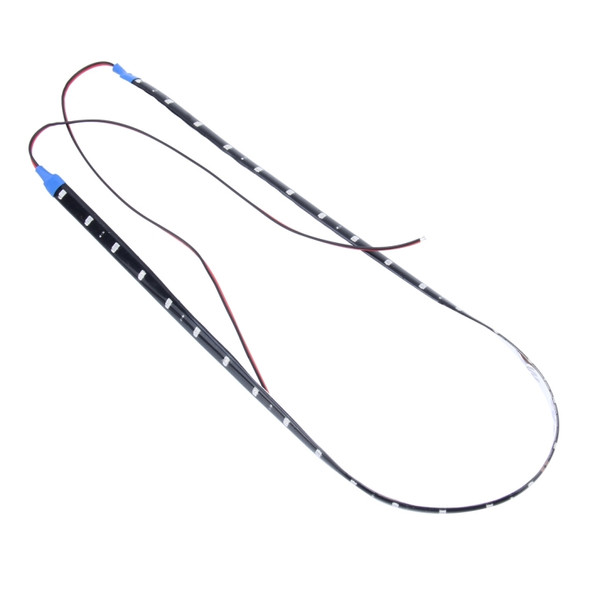 10 PCS 60cm 30 LED Waterproof Flexible Car Strip Light, DC 12V(Red Light)