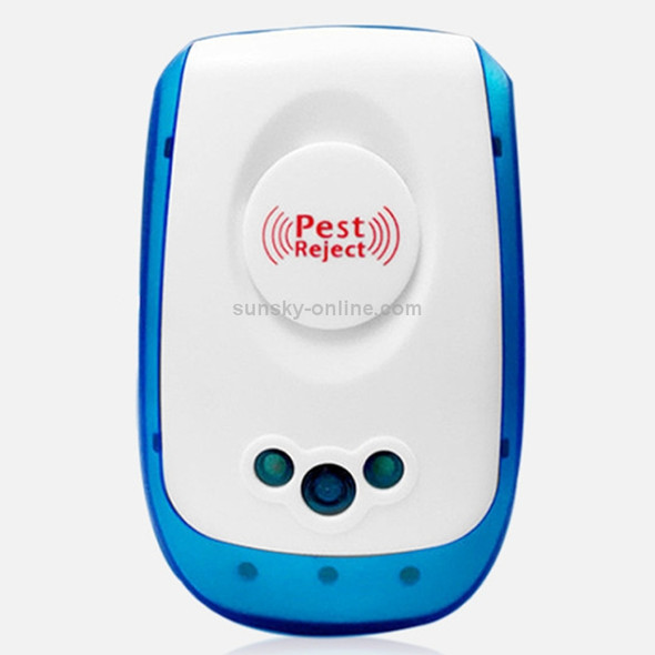 2W Electronic Ultrasonic Anti Mosquito Rat Insect Pest Repeller with Light, US Plug, AC 90-250V