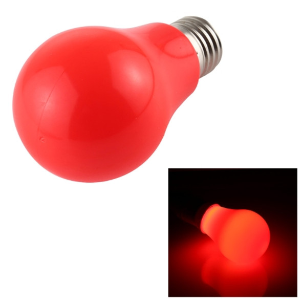 4W 300LM E27 2835 8LEDs LED Energy Saving Bulb, Light Color: Red Light, AC 220V