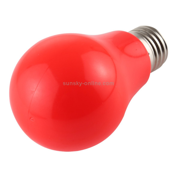 4W 300LM E27 2835 8LEDs LED Energy Saving Bulb, Light Color: Red Light, AC 220V