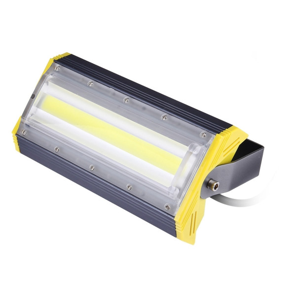 50W 5000LM COB LED Linear Floodlight Lamp, IP65 Waterproof Aluminum Casing, AC 85-256V(White Light)