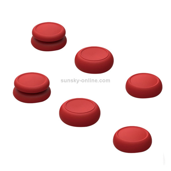 Left + Right Gamepad Rocker Cap Button Cover for Switch (Red)