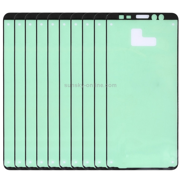 10 PCS Front Housing Adhesive for Galaxy A8+ (2018) / A7 (2018) / A730