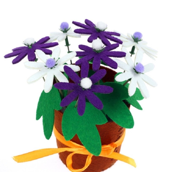 Toys for Children Crafts DIY Flower Pot Potted Plant Kindergarten Learning Education Toys(F)