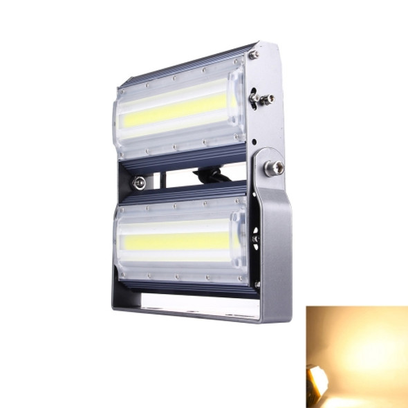 100W 10000LM COB LED Linear Floodlight Lamp, IP65 Waterproof Aluminum Casing, AC 100-240V(Warm White)