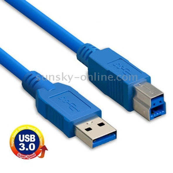 USB 3.0 A Male to B Male Extension / Data Transfer / Printer Cable, Length: 1.5m