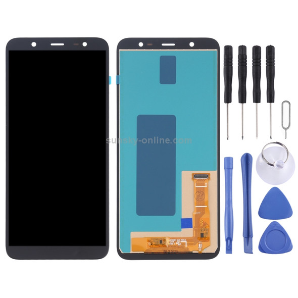 LCD Screen and Digitizer Full Assembly (TFT Material) for Galaxy J8, J810F/DS, J810Y/DS, J810G/DS(Black)