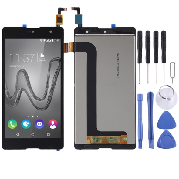 LCD Screen and Digitizer Full Assembly for Wiko Robby(Black)