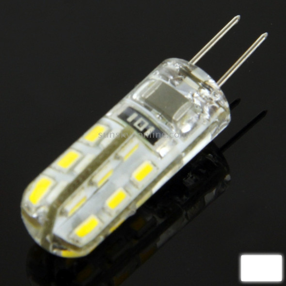 G4 1.5W 120LM Corn Light Bulb, 24 LED SMD 3014, White Light, AC 220V