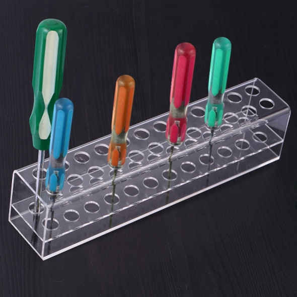 Transparent Plastic Box Precision Screws Storage Rack Box Screwdriver Storage Bracket Mobile Phone Repair Tool