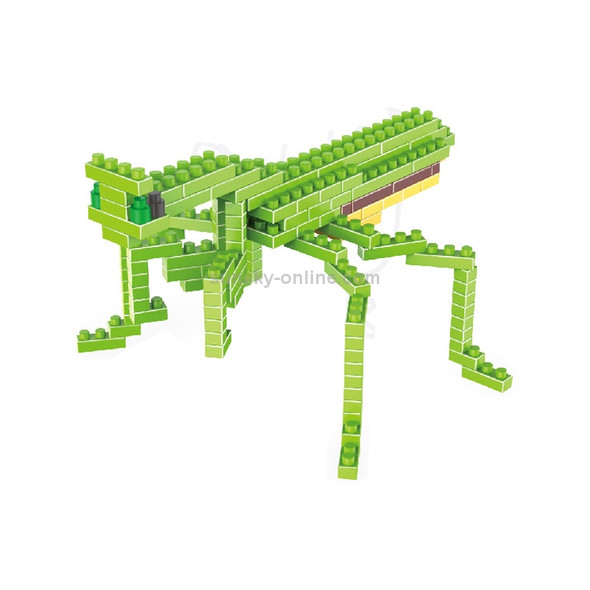 Locust Pattern Plastic Diamond Particle Building Block Assembled Toys