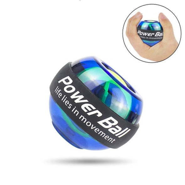 Gyroscopic Wrist Exercise Rotor Ball with LED Light for Fitness Ball(Blue)