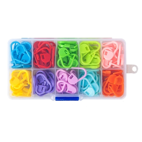120 PCS Colorful Plastic Sweater Weaving DIY Hand Tool Accessories Pin Mark Buckle