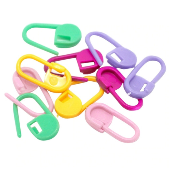 120 PCS Colorful Plastic Sweater Weaving DIY Hand Tool Accessories Pin Mark Buckle
