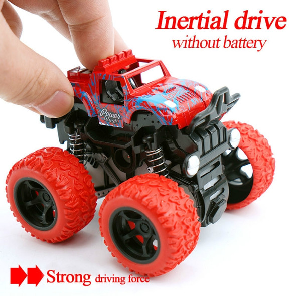 5 PCS Mini Inertia Rotatable Car Toys Vehicle Diecast Model Inertial Car Toy Random Color Delivery