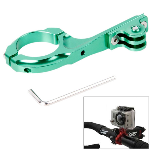 TMC HR85 Bike Aluminum Handle Bar Adapter Pro Mount for GoPro  NEW HERO /HERO6   /5 Session /5 /4 Session /4 /3+ /3 /2 /1, Xiaoyi Sport Cameras(Green)